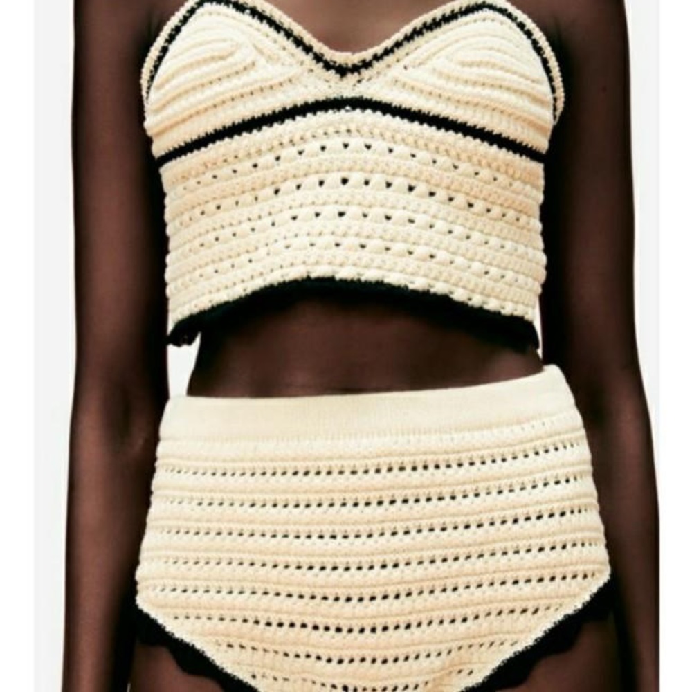 Bohemian crotchet Zara top